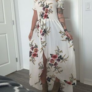 Sleeveless Floral Dress